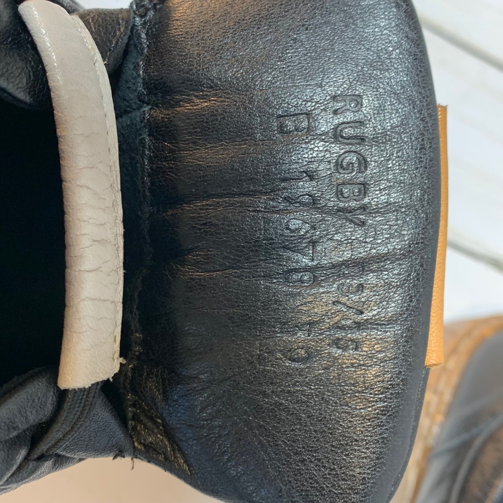 Spring Step Rugby Slip-On Black Leather Sneakers Women's Size 8.5/39 - Picture 5 of 10